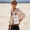 image:imageBOSTANTEN 7L Sling Bag For Women CrossBody Bags Large Cross Body Purse Vegan Leather Sling Backpack for Travel EssentialsBeige