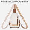 image:imageBOSTANTEN 7L Sling Bag For Women CrossBody Bags Large Cross Body Purse Vegan Leather Sling Backpack for Travel EssentialsBeige
