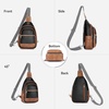 image:imageBOSTANTEN 7L Sling Bag For Women CrossBody Bags Large Cross Body Purse Vegan Leather Sling Backpack for Travel EssentialsBlack