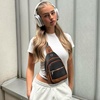 image:imageBOSTANTEN 7L Sling Bag For Women CrossBody Bags Large Cross Body Purse Vegan Leather Sling Backpack for Travel EssentialsBlack