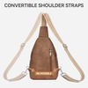 image:imageBOSTANTEN 7L Sling Bag For Women CrossBody Bags Large Cross Body Purse Vegan Leather Sling Backpack for Travel EssentialsDark Brown