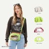 image:imageBOSTANTEN Baseball Crossbody Purses for Sport Mom Small Shoulder Bag Vegan Leather Women Handbags for EventsA01beige With Red