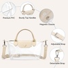 image:imageBOSTANTEN Clear Bag for Stadium Approved Crossbody Purse Handbags for Concerts Sports EventsA01nude