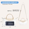 image:imageBOSTANTEN Clear Bag for Stadium Approved Crossbody Purse Handbags for Concerts Sports EventsA01nude