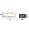 image:imageBOSTANTEN Clear Bag for Stadium Approved Crossbody Purse Handbags for Concerts Sports EventsA01nude