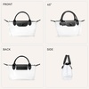 image:imageBOSTANTEN Clear Bag for Stadium Approved Crossbody Purse Handbags for Concerts Sports EventsBlack
