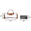 image:imageBOSTANTEN Clear Bag for Stadium Approved Crossbody Purse Handbags for Concerts Sports EventsBrown