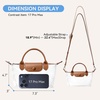 image:imageBOSTANTEN Clear Bag for Stadium Approved Crossbody Purse Handbags for Concerts Sports EventsBrown