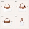 image:imageBOSTANTEN Clear Bag for Stadium Approved Crossbody Purse Handbags for Concerts Sports EventsBrown