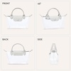 image:imageBOSTANTEN Clear Bag for Stadium Approved Crossbody Purse Handbags for Concerts Sports EventsLight Grey