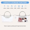 image:imageBOSTANTEN Clear Bag for Stadium Approved Crossbody Purse Handbags for Concerts Sports EventsLight Grey