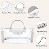 image:imageBOSTANTEN Clear Bag for Stadium Approved Crossbody Purse Handbags for Concerts Sports EventsLight Grey