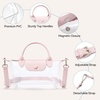 image:imageBOSTANTEN Clear Bag for Stadium Approved Crossbody Purse Handbags for Concerts Sports EventsLight Pink