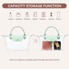 image:imageBOSTANTEN Clear Bag for Stadium Approved Crossbody Purse Handbags for Concerts Sports EventsMint Green