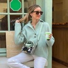 image:imageBOSTANTEN Clear Bag for Stadium Approved Crossbody Purse Handbags for Concerts Sports EventsMint Green