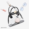 image:imageBOSTANTEN Clear Bag for Stadium Approved Crossbody Purse Handbags for Concerts Sports EventsZ01black