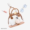 image:imageBOSTANTEN Clear Bag for Stadium Approved Crossbody Purse Handbags for Concerts Sports EventsZ01brown