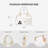 image:imageBOSTANTEN Clear Bag for Stadium Approved Crossbody Purse Handbags for Concerts Sports EventsZ01nude