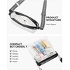 image:imageBOSTANTEN Clear Bag for Stadium Events Approved Crossbody Purse with Adjustable Strap for Concerts FestivalsBlack