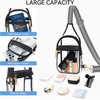 image:imageBOSTANTEN Clear Bag for Stadium Events Clear Fanny Pack Durable Crossbody Purse for Sports Concerts Travel Daily OutingsBlack