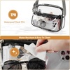 image:imageBOSTANTEN Clear Bag for Women Stadium Approved Clear Bags Crossbody Purse Trendy for Concerts Sports EventsA01black