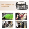 image:imageBOSTANTEN Clear Bag for Women Stadium Approved Clear Bags Crossbody Purse Trendy for Concerts Sports EventsA01black