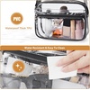 image:imageBOSTANTEN Clear Bag for Women Stadium Approved Clear Bags Crossbody Purse Trendy for Concerts Sports EventsBlackguitar Strap