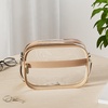 image:imageBOSTANTEN Clear Bag for Women Stadium Approved Clear Bags Crossbody Purse Trendy for Concerts Sports EventsBrownguitar Strap