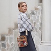 image:imageBOSTANTEN Clear Bag for Women Stadium Approved Clear Bags Crossbody Purse Trendy for Concerts Sports EventsZ10brown Cable Hole