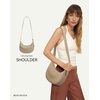 image:imageBOSTANTEN Crescent Shoulder Bag Vegan Leather Purses for Women Trendy Crossbody Clutch Hobo Handbag Adjustable StrapSmall Khaki 945x276x531