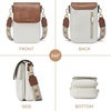 image:imageBOSTANTEN Crossbody Bags for Women Cell Phone Purse Leather Wallet Handbags with Card SlotsA01beige With Brown