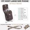 image:imageBOSTANTEN Crossbody Bags for Women Cell Phone Purse Leather Wallet Handbags with Card SlotsA04coffee