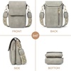 image:imageBOSTANTEN Crossbody Bags for Women Cell Phone Purse Leather Wallet Handbags with Card SlotsA06grey