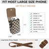 image:imageBOSTANTEN Crossbody Bags for Women Cell Phone Purse Leather Wallet Handbags with Card SlotsA08checkered Coffee