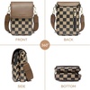 image:imageBOSTANTEN Crossbody Bags for Women Cell Phone Purse Leather Wallet Handbags with Card SlotsA08checkered Coffee