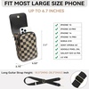 image:imageBOSTANTEN Crossbody Bags for Women Cell Phone Purse Leather Wallet Handbags with Card SlotsA09checkered Black With Coffee