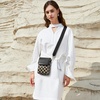 image:imageBOSTANTEN Crossbody Bags for Women Cell Phone Purse Leather Wallet Handbags with Card SlotsA09checkered Black With Coffee