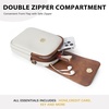 image:imageBOSTANTEN Crossbody Bags for Women Cell Phone Purse Leather Wallet Handbags with Card SlotsC01brown With Beige