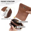 image:imageBOSTANTEN Crossbody Bags for Women Cell Phone Purse Leather Wallet Handbags with Card SlotsC01brown With Beige