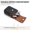 image:imageBOSTANTEN Crossbody Bags for Women Cell Phone Purse Leather Wallet Handbags with Card SlotsC01brown With Black