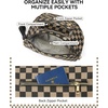 image:imageBOSTANTEN Crossbody Bags for Women Cross Body Purse Checkered Bum Bag Large Diaper Purse for Moms Perfect for WorkTravelMocha