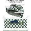 image:imageBOSTANTEN Crossbody Bags for Women Cross Body Purse Checkered Bum Bag Large Diaper Purse for Moms Perfect for WorkTravelMojito