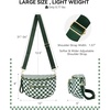 image:imageBOSTANTEN Crossbody Bags for Women Cross Body Purse Checkered Bum Bag Large Diaper Purse for Moms Perfect for WorkTravelMojito