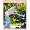 image:imageBOSTANTEN Crossbody Bags for Women Cross Body Purse Checkered Bum Bag Large Diaper Purse for Moms Perfect for WorkTravelPeach Whisper