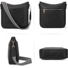 image:imageBOSTANTEN Crossbody Bags for Women Trendy Vegan Leather Guitar Strap Purse for Spring TravelA02black