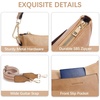 image:imageBOSTANTEN Crossbody Bags for Women Trendy Vegan Leather Guitar Strap Purse for Spring TravelA03tan