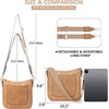 image:imageBOSTANTEN Crossbody Bags for Women Trendy Vegan Leather Guitar Strap Purse for Spring TravelA03tan