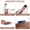 image:imageBOSTANTEN Crossbody Bags for Women Trendy Vegan Leather Guitar Strap Purse for Spring TravelA05brown With Beige