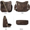 image:imageBOSTANTEN Crossbody Bags for Women Trendy Vegan Leather Hobo Purses Shoulder Handbags Wide Shoulder StrapA02coffee