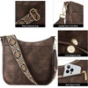 image:imageBOSTANTEN Crossbody Bags for Women Trendy Vegan Leather Hobo Purses Shoulder Handbags Wide Shoulder StrapA02coffee